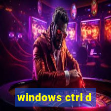 windows ctrl d